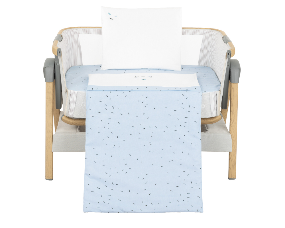 Set Lenjerie Patut KikkaBoo Mini Cot Bear, 5 piese - imagine 2