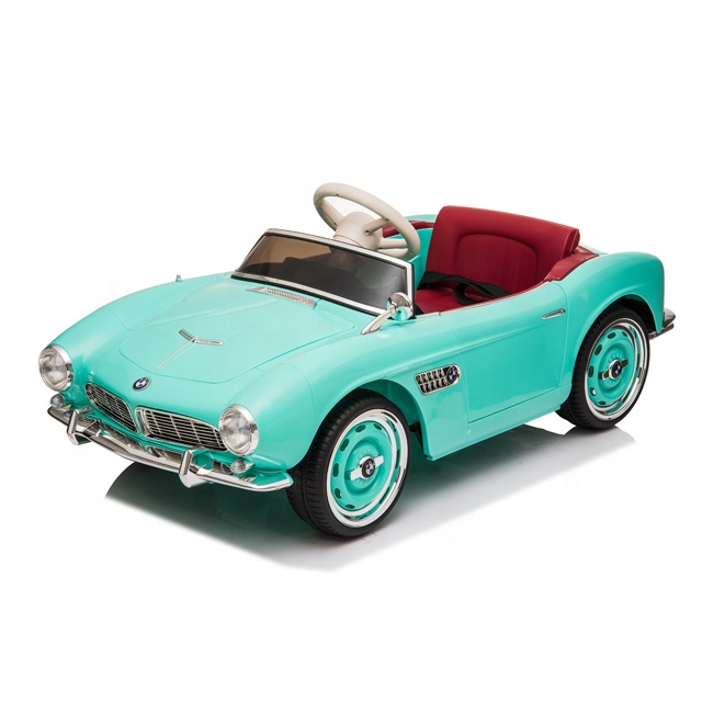 Masinuta Electrica BMW 507 Verde, 50W, Telecomanda - imagine 5