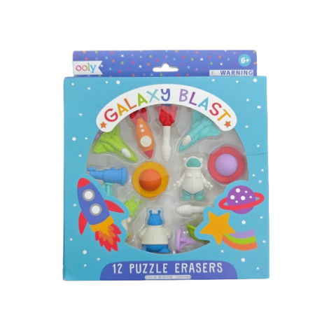 Set 12 Radiere Puzzle Galaxie Ooly