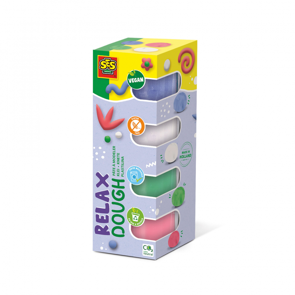 Plastilina Vegana Ses Creative 4x90g