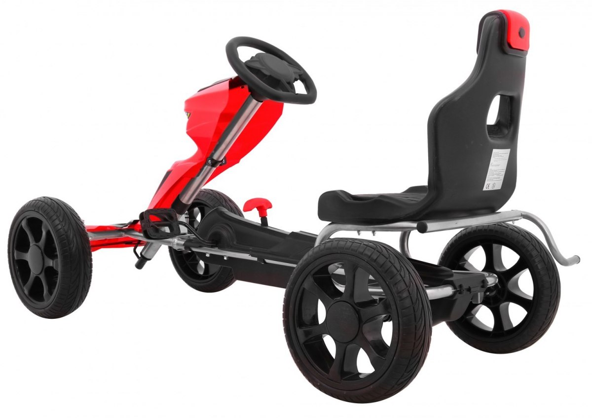 Kart cu Pedale Grand Ride Rosu | Autokids - imagine 2
