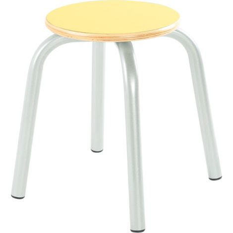 Taburet Flexi Galben Stivuibil | Moje Bambino
