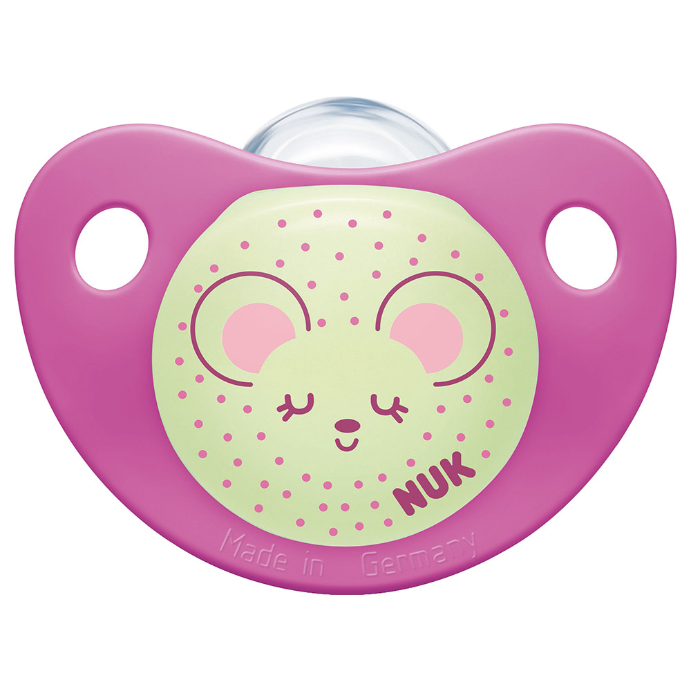 Suzeta NUK Night & Day Silicon M2 Mov 6-18 luni