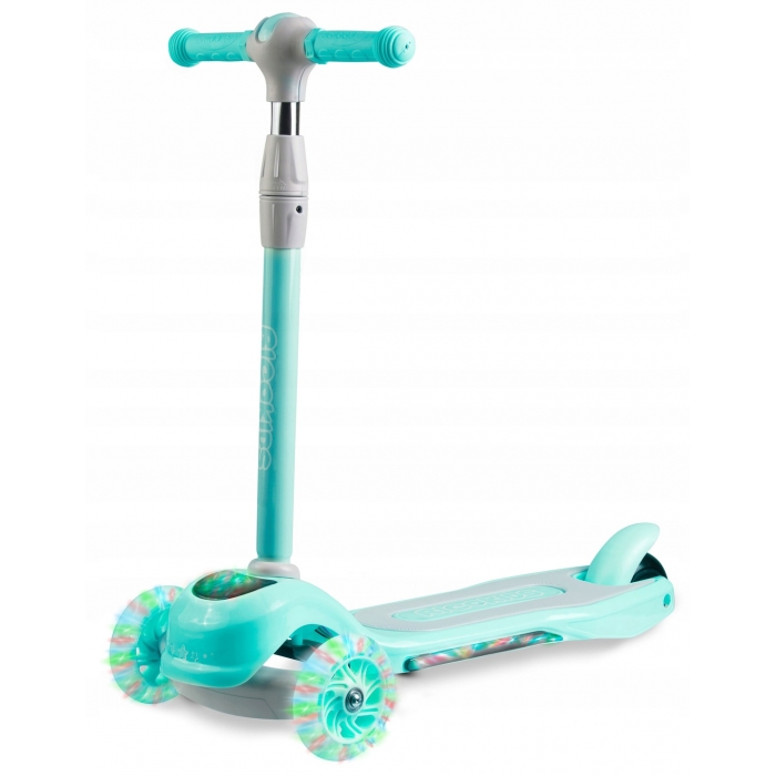 Trotineta Ricokids Piko LED Turcoaz 3+ Ani - imagine 8