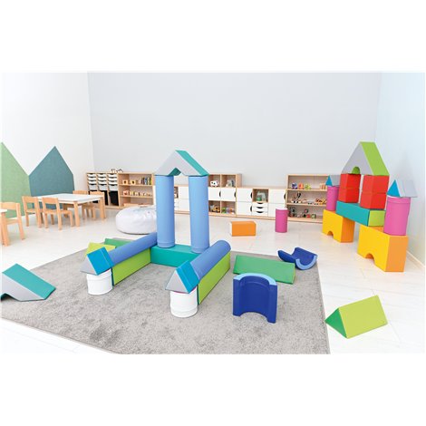 Moje Bambino Set 33 Blocuri Spuma cu Huse Detasabile - imagine 3