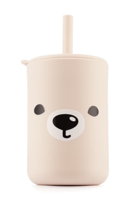 Cana Silicon Copii Kidnort Teddy 200ml Bej - imagine 5