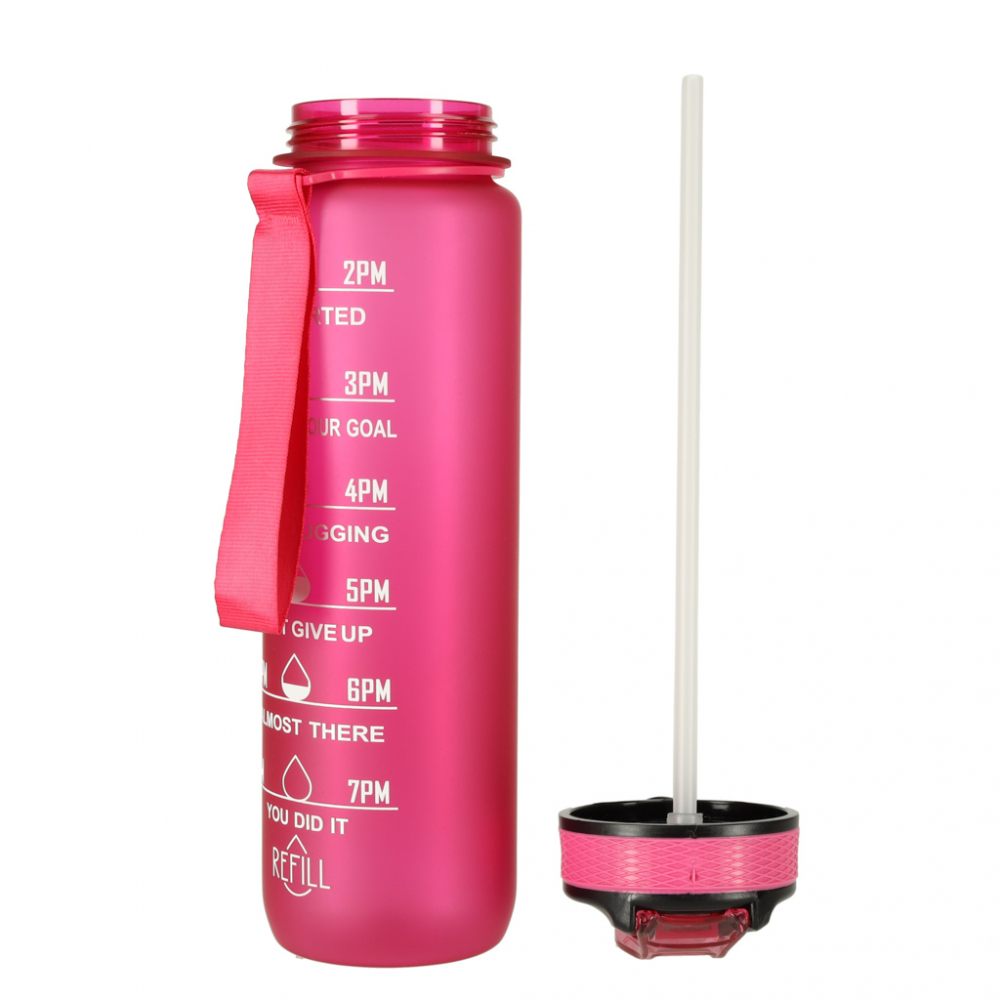 Sticlă Apă Sport Ikonka Pink, 1L - imagine 11