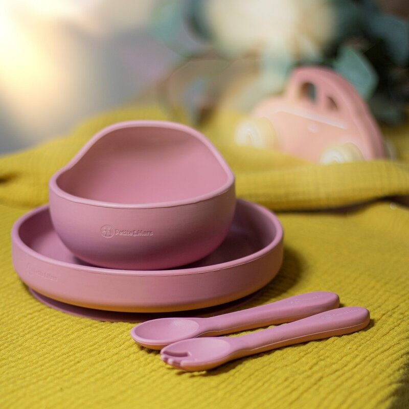 Set Hranire Petite&Mars Silicon Roz Fara BFA - imagine 2