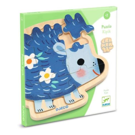 Puzzle Arici Djeco | Joc Educațional Lemn - imagine 3