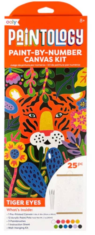 Kit Pictează pe Numere Ooly - Tiger Eyes