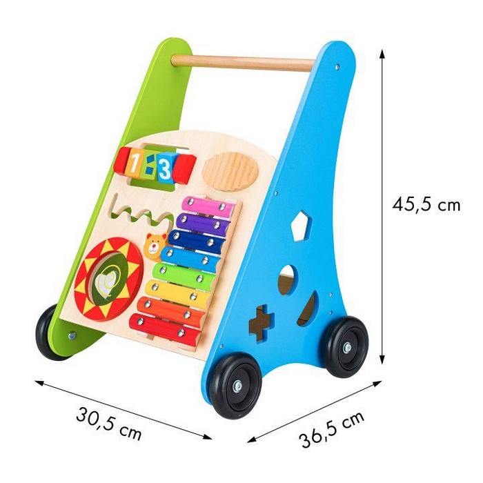 Antemergător Educational Ecotoys cu Tămbal și Blocuri - imagine 4