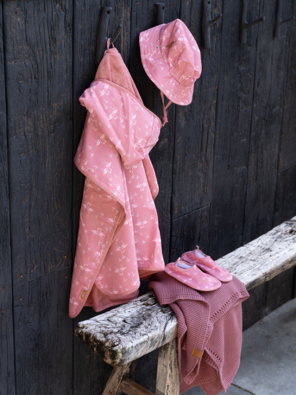 Poncho Plajă Flamingo Fresk cu Protecție Solară