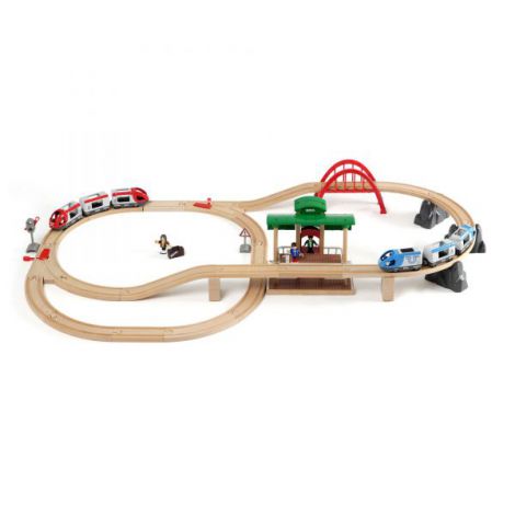 Set Trenuri Călători Brio 33512, 42 Piese - imagine 10