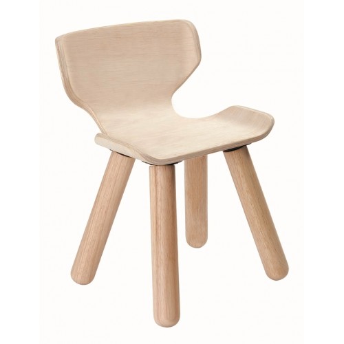 Scaunel Plan Toys din lemn, ergonomic și sigur