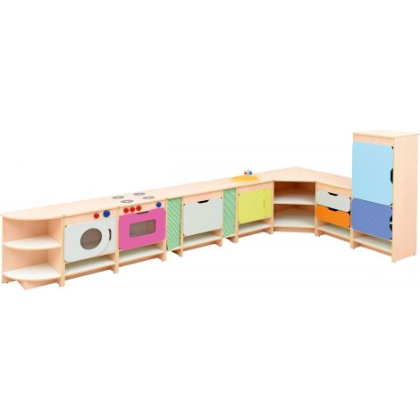 Bucătărie Qaudro Alb | Moje Bambino Modulară - imagine 7