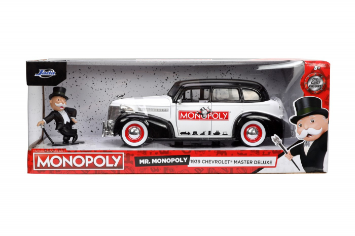 Jada Chevy Master 1939 + Mr. Monopoly 1:24