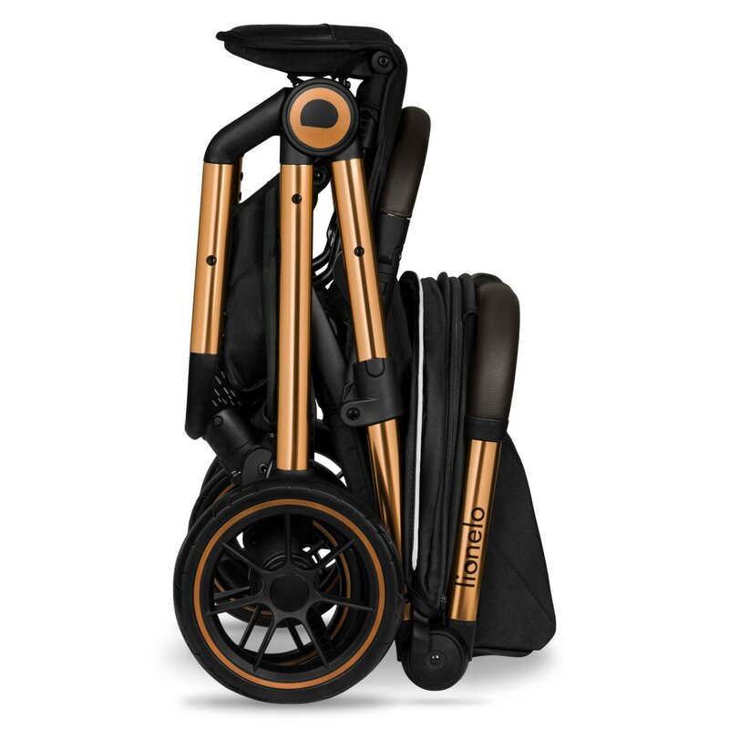 Carucior Sport Lionelo Cloe, Pliabil Compact, Black Onyx - imagine 5