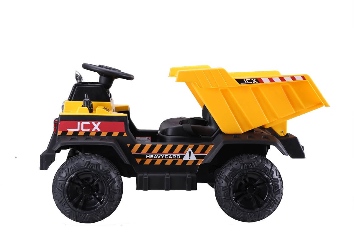 Masinuta Electrica Basculanta Galben | Autokids - imagine 2