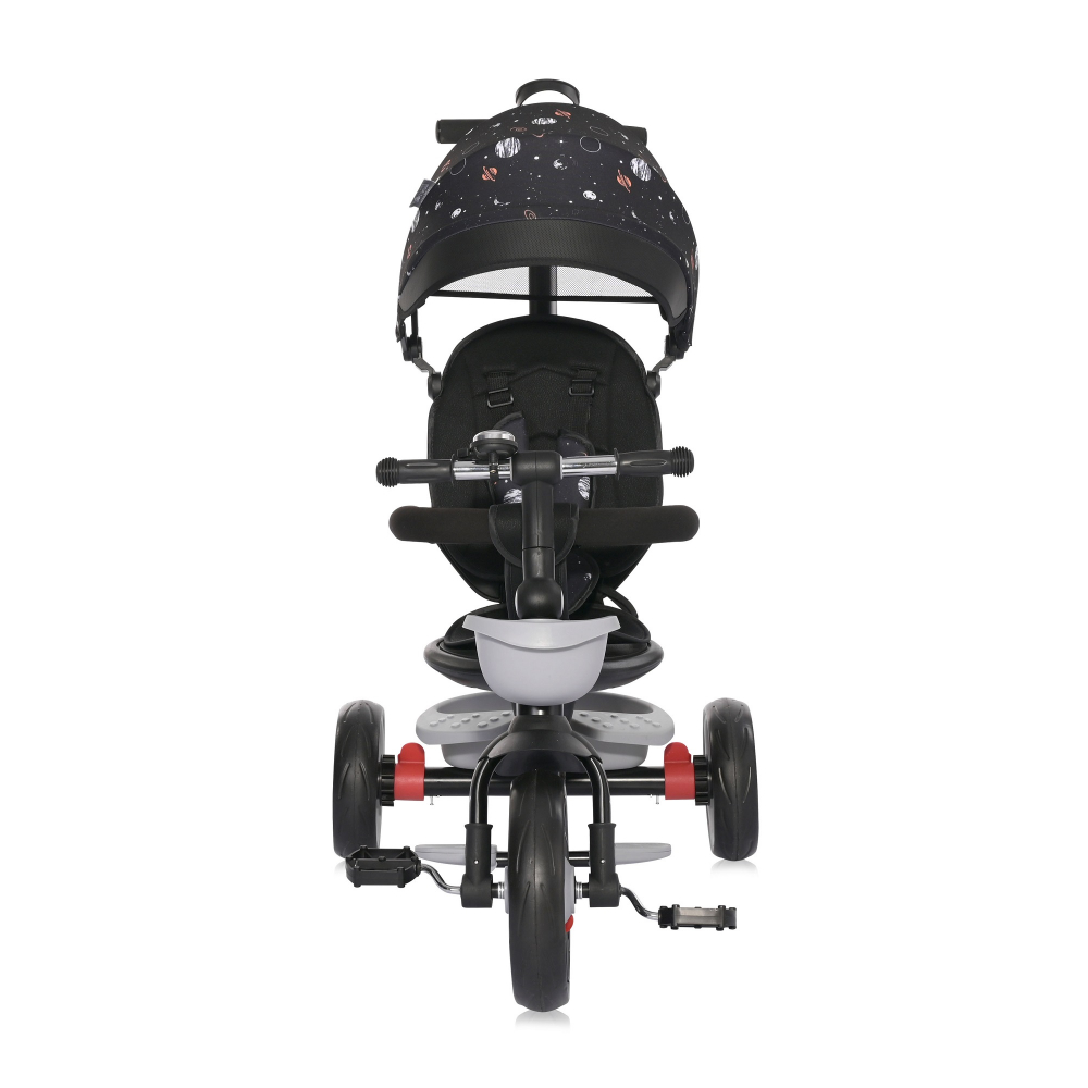 Tricicleta Lorelli Revel Black Cosmos, Scaun Rotativ 360° - imagine 3