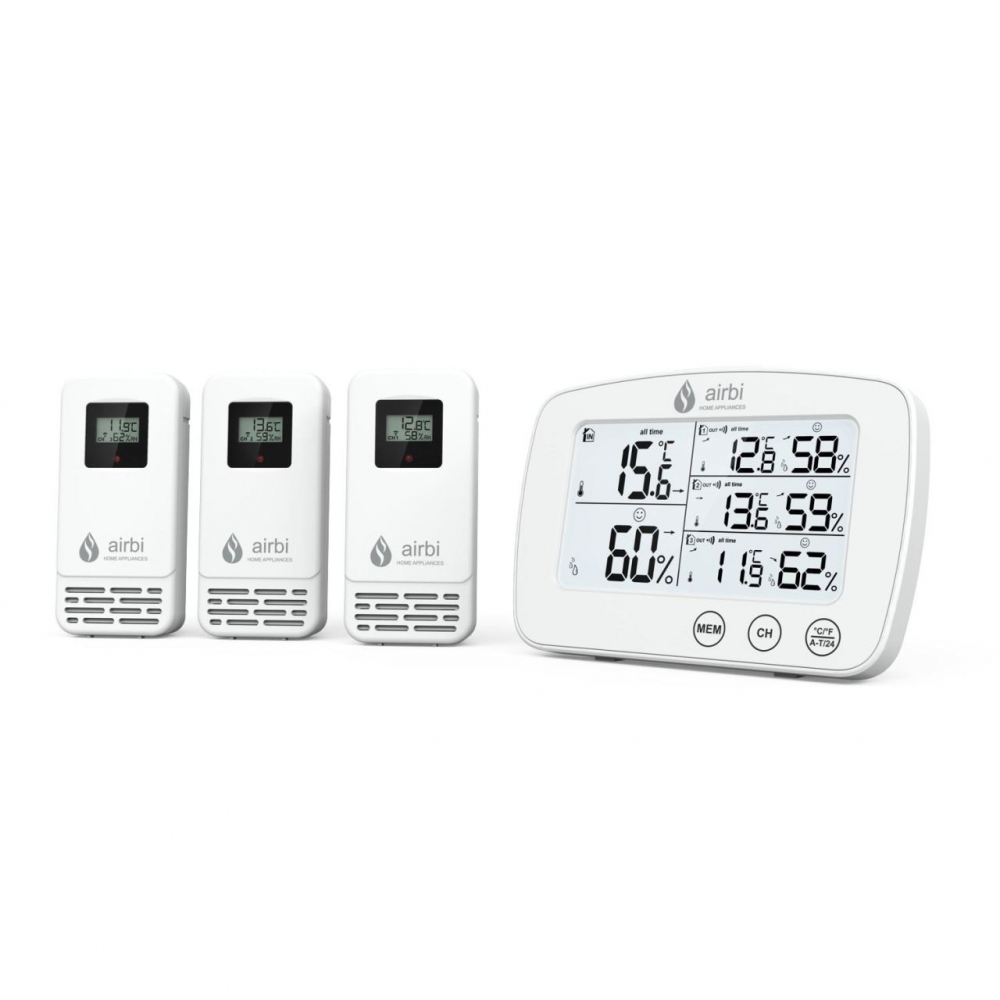 Termometru Digital Airbi Trio cu 3 Senzori Wireless - imagine 4