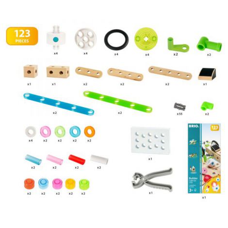 Set Constructie cu Lumini Brio, 120 Piese - imagine 7