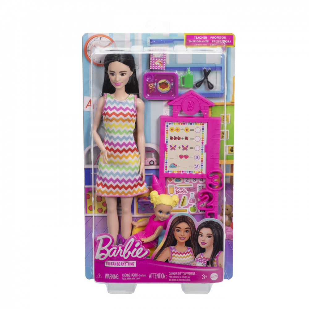Barbie Set Profesor Bruneta Mattel | Joc Educativ