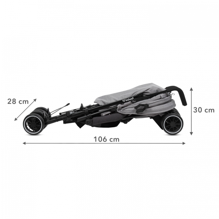 Carucior Sport Kidwell Nelli - Gri Grafit - imagine 7