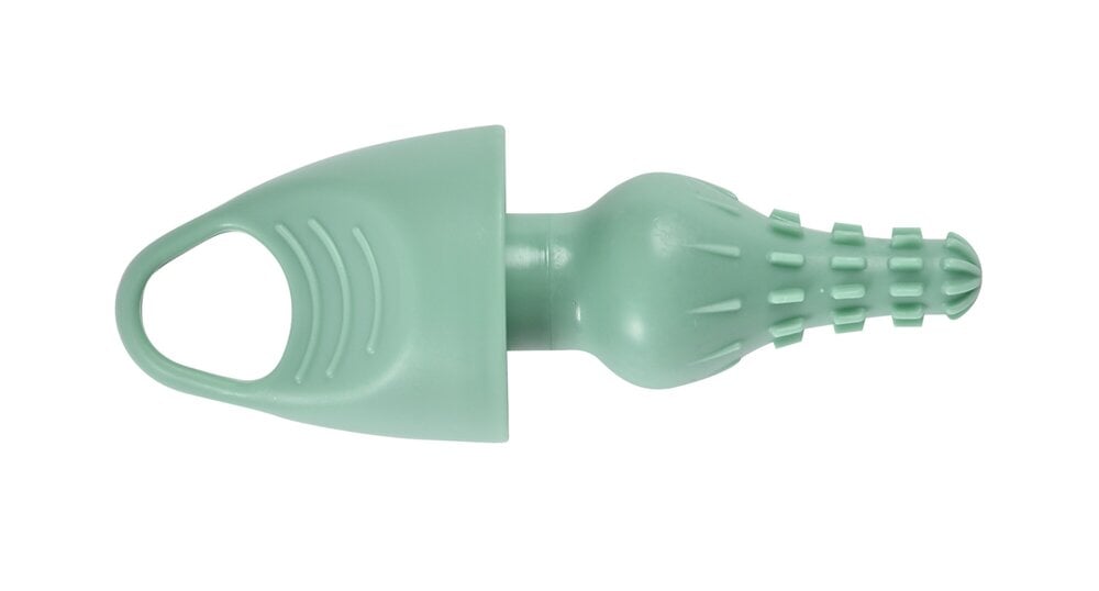 Perie Silicon Beaba 2in1 Sage Green - Curățare Eficientă