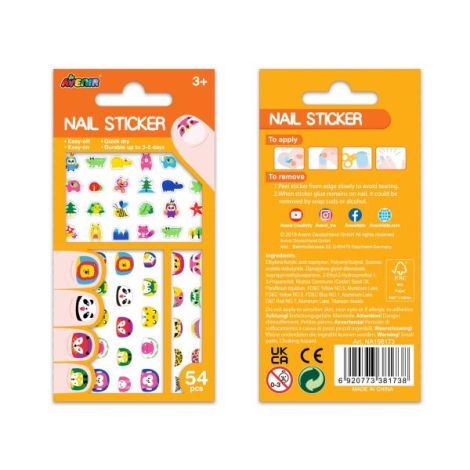 Stickere Unghii Fosforescente Avenir Animale - imagine 3