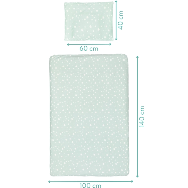 Lenjerie Pat Jerse Star Mint Fillikid 2 Piese - imagine 2