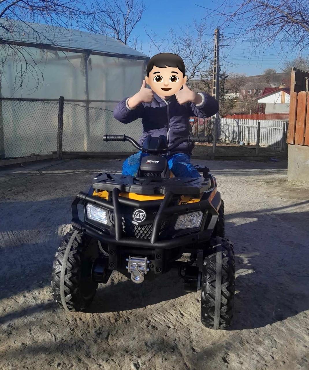 ATV Electric 24V 2 Locuri Roz Autokids - imagine 3