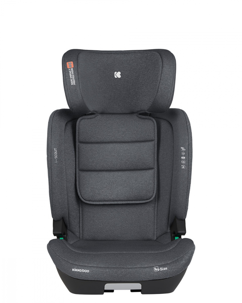 Scaun Auto Kikkaboo i-Scout Isofix i-Size, Dark Grey - imagine 2