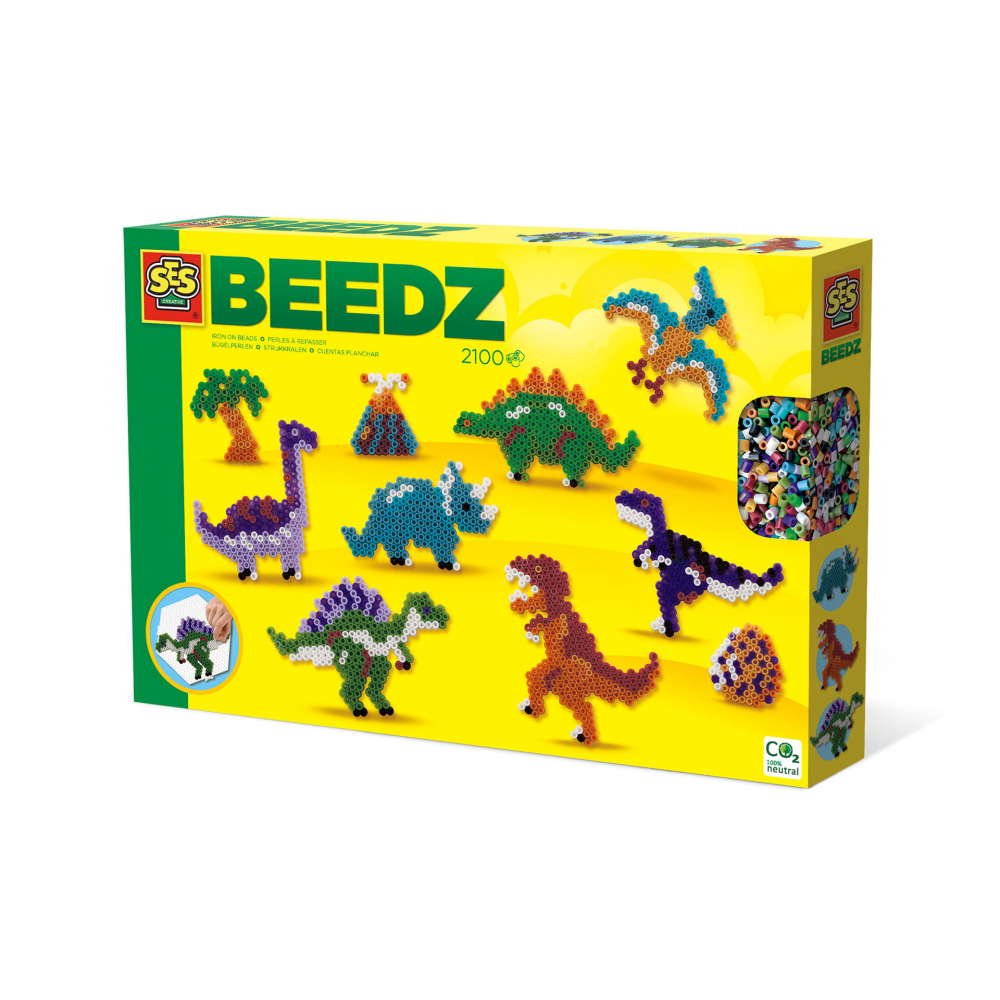 Set Margele de Calcat Dinozauri Ses Creative