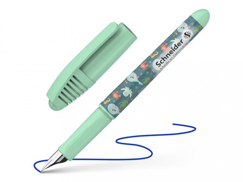 Stilou Schneider Zippi Verde Deschis, Ideal Începători