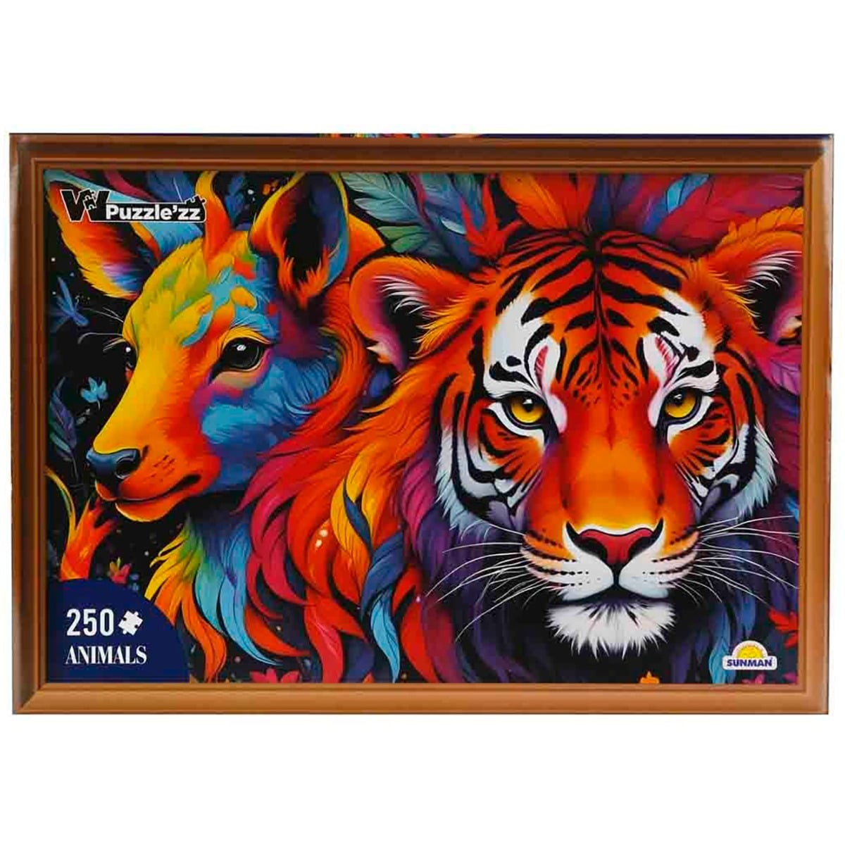 Puzzle Witty Puzzlezz Tigru și Gazela 250 piese