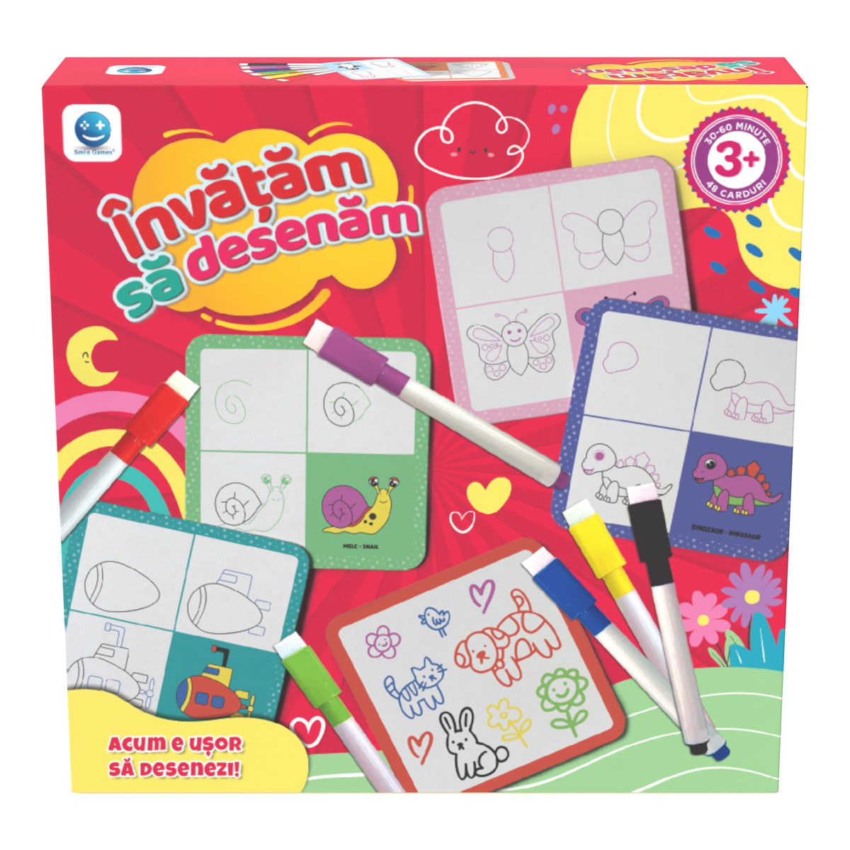 Joc Creativ Smile Games: Învățăm să Desenăm