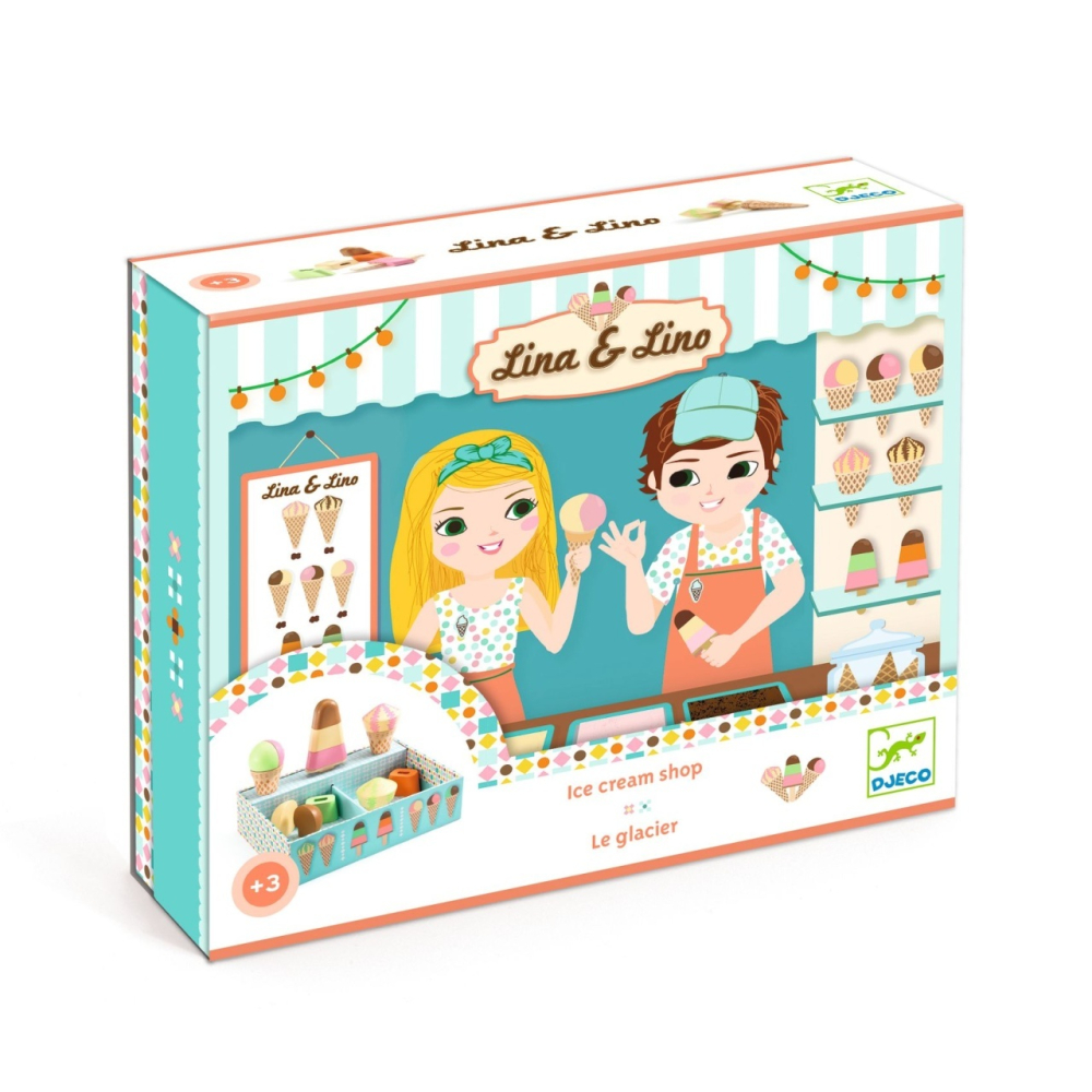 Gelateria Lina Lino Djeco - Joc Rol Lemn