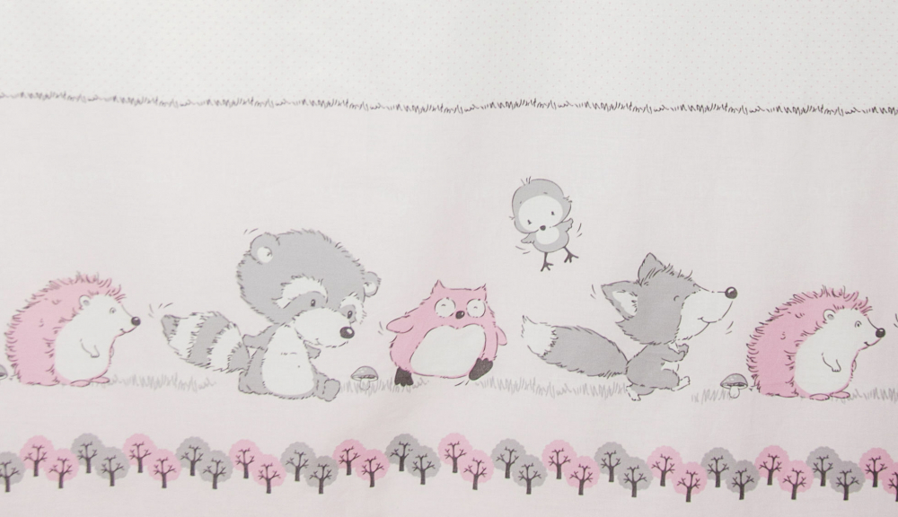 Set protecții patut Odette Pink, Kids decor