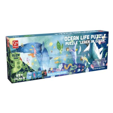 Hape Puzzle Ocean Luminesc 200 Piese - imagine 2