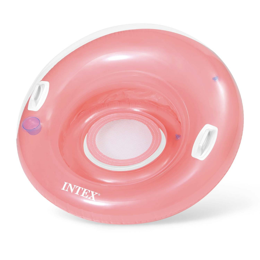 Colac Gonflabil Intex Tip Fotoliu Roz - imagine 3