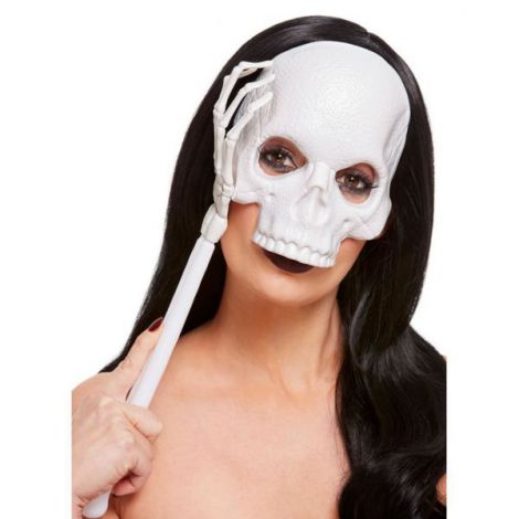 Masca Schelet cu Mâner Smiffys | Accesorii Halloween