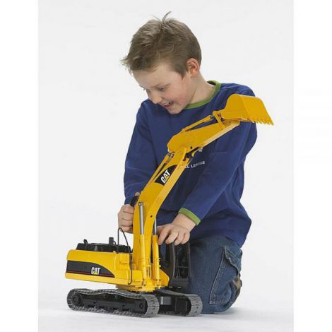 BRUDER Excavator CAT cu funcții manuale - imagine 11