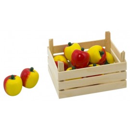 Mere din Lemn în Lădiță Goki - Set Educațional 10 Piese - imagine 2