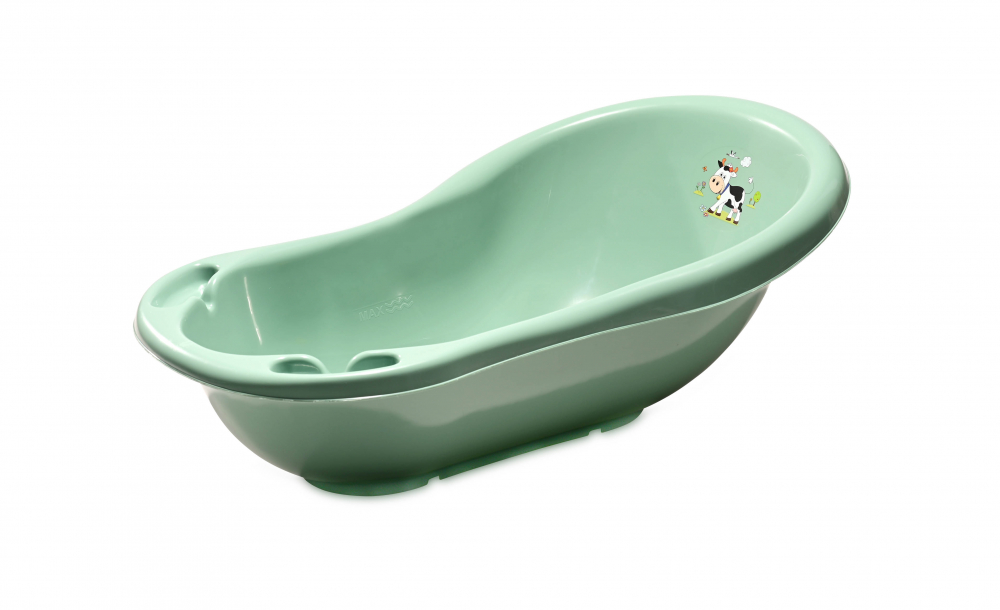 Cădiță Baie Bebeluși Lorelli Hippo 84cm, Verde