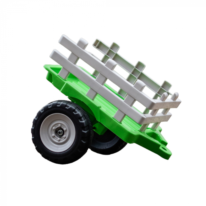 Remorca Kinderauto Farm Traktor  Verde