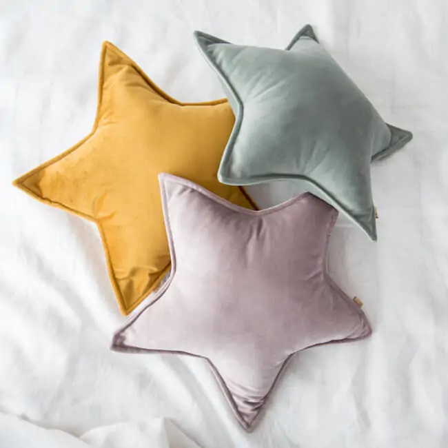Perna Stea Velvet Menta Babyly S 39cm - imagine 3