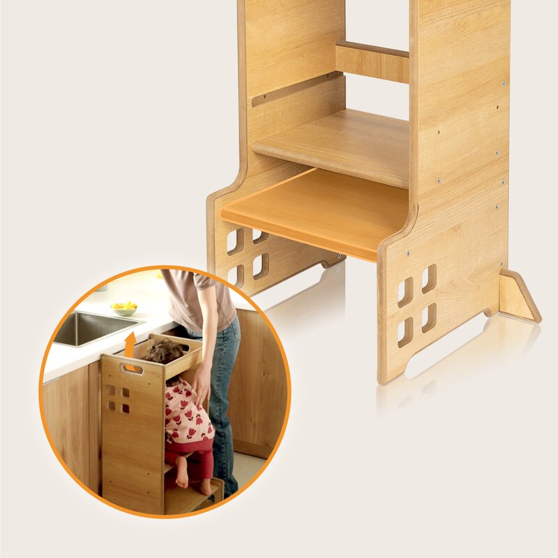 Turn Montessori Lionelo Cass Alb | 3 trepte - imagine 3