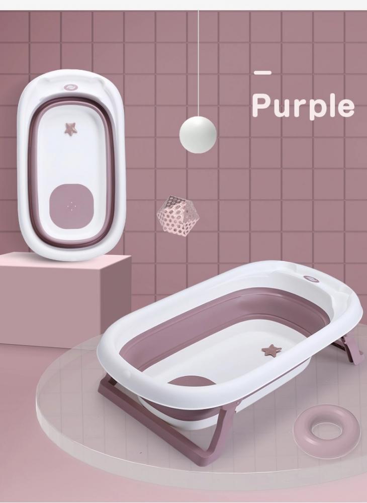 Cădiță Pliabilă Little Mom Fold Purple, Portabilă - imagine 2