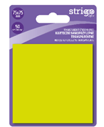 Notite Adezive Strigo 75 mm, Galben Neon