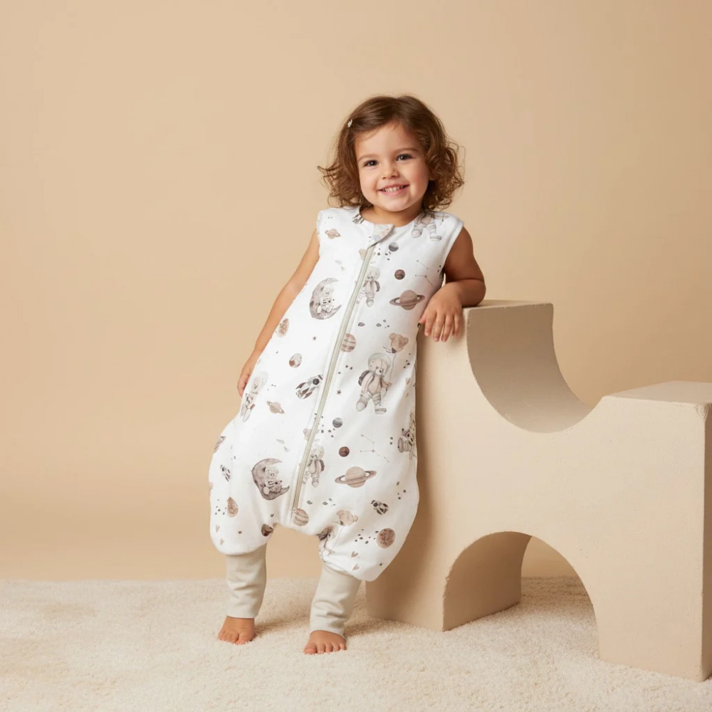 BabySteps Sac Dormit Picioare Bumbac 6-12 Luni